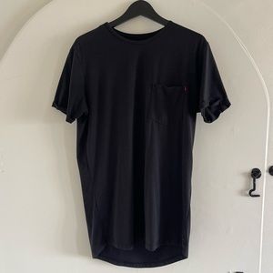 Cuts Black Short-Sleeve Pocket Tee